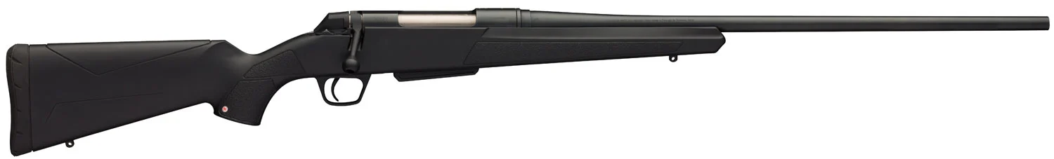 Winchester XPR .243 Win 22-inch bolt-action rifle in matte blued finish with black synthetic stock