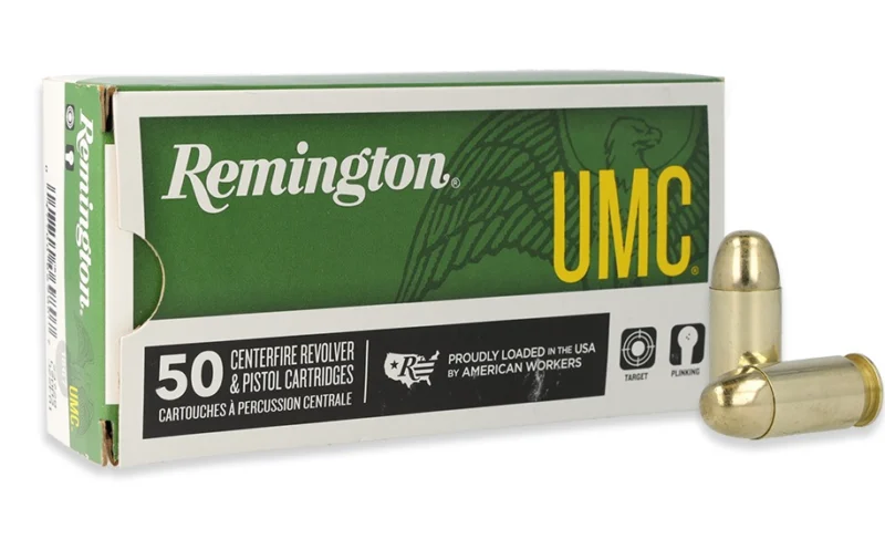 Remington Ammunition 23818 UMC 45ACP 185gr Full Metal Jacket 50 Per Box/10 Case