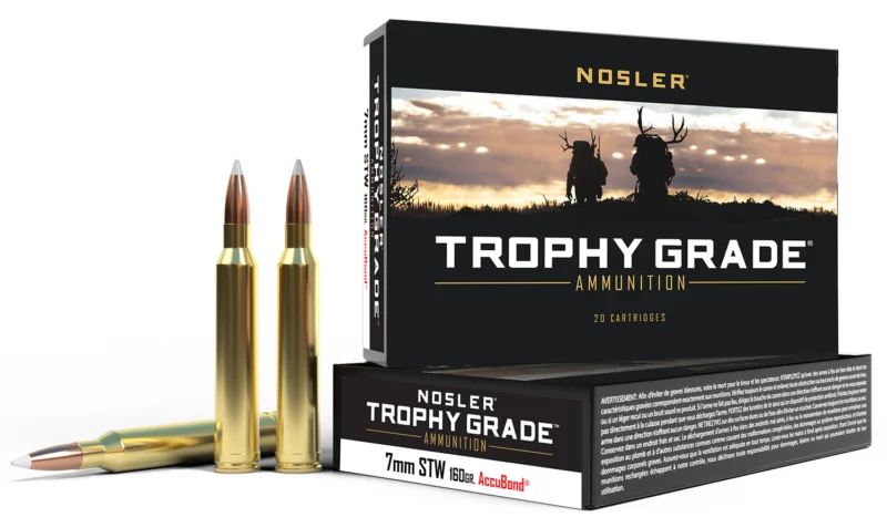 Nosler 60047 Trophy Grade 7mmSTW 160gr Nosler AccuBond 20 Per Box/10 Case