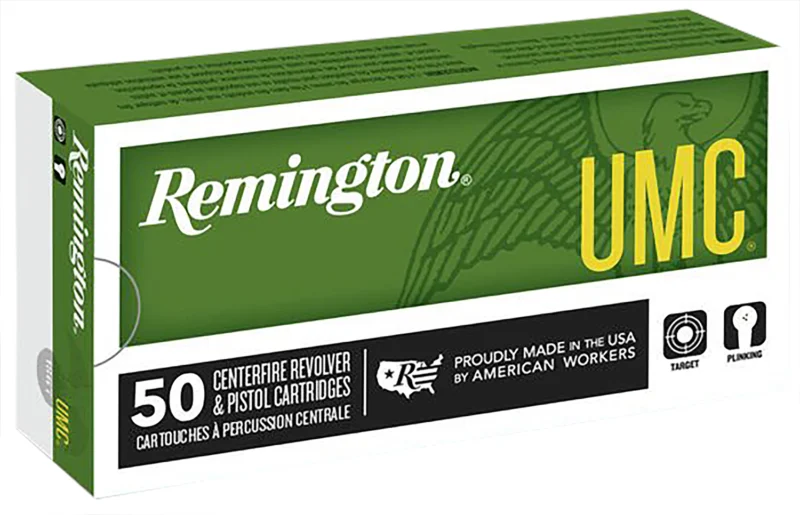 Remington Ammunition 23728 UMC 9mmLuger 115gr Full Metal Jacket 50 Per Box/10 Case