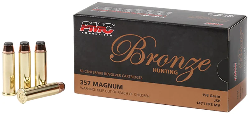 PMC 357A Bronze 357Mag 158gr Jacketed Soft Point 50 Per Box/20 Case