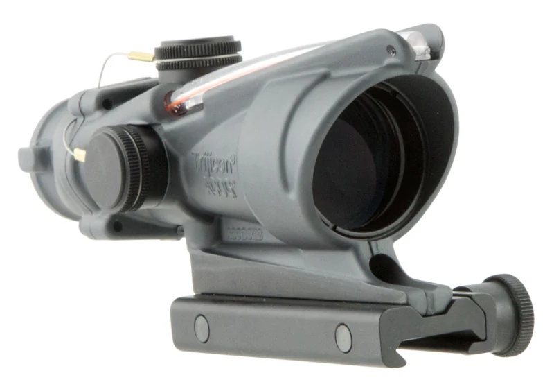 Trijicon 100308 ACOG Sniper Gray 4x 32mm Illuminated Red Chevron .223/5.56 BDC Reticle