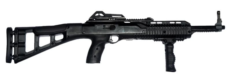 Hi-Point 995TSFG 9mm carbine 16.5in with forward folding grip and black synthetic stock