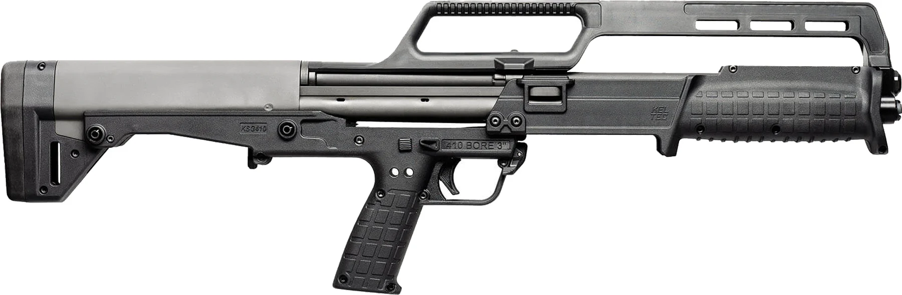 KelTec KSG410 .410 Bore 18.5 inch pump shotgun in black, bullpup design