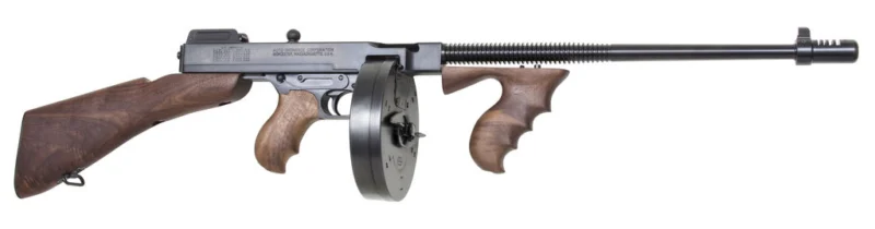 Auto-Ordnance Thompson 1927A-1 Deluxe Carbine .45 ACP blued with American walnut stock and magazines