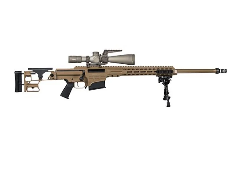 Barrett MK22 MOD 0 bolt-action rifle .300 Norma Magnum 26 inch coyote brown folding stock