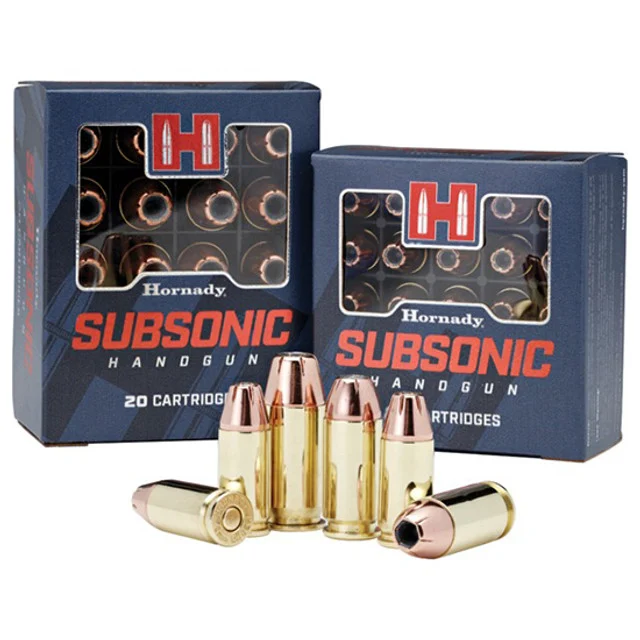 HORNADY SUBSONIC 40SW 180G XTP 20RD BX 200RD CASE
