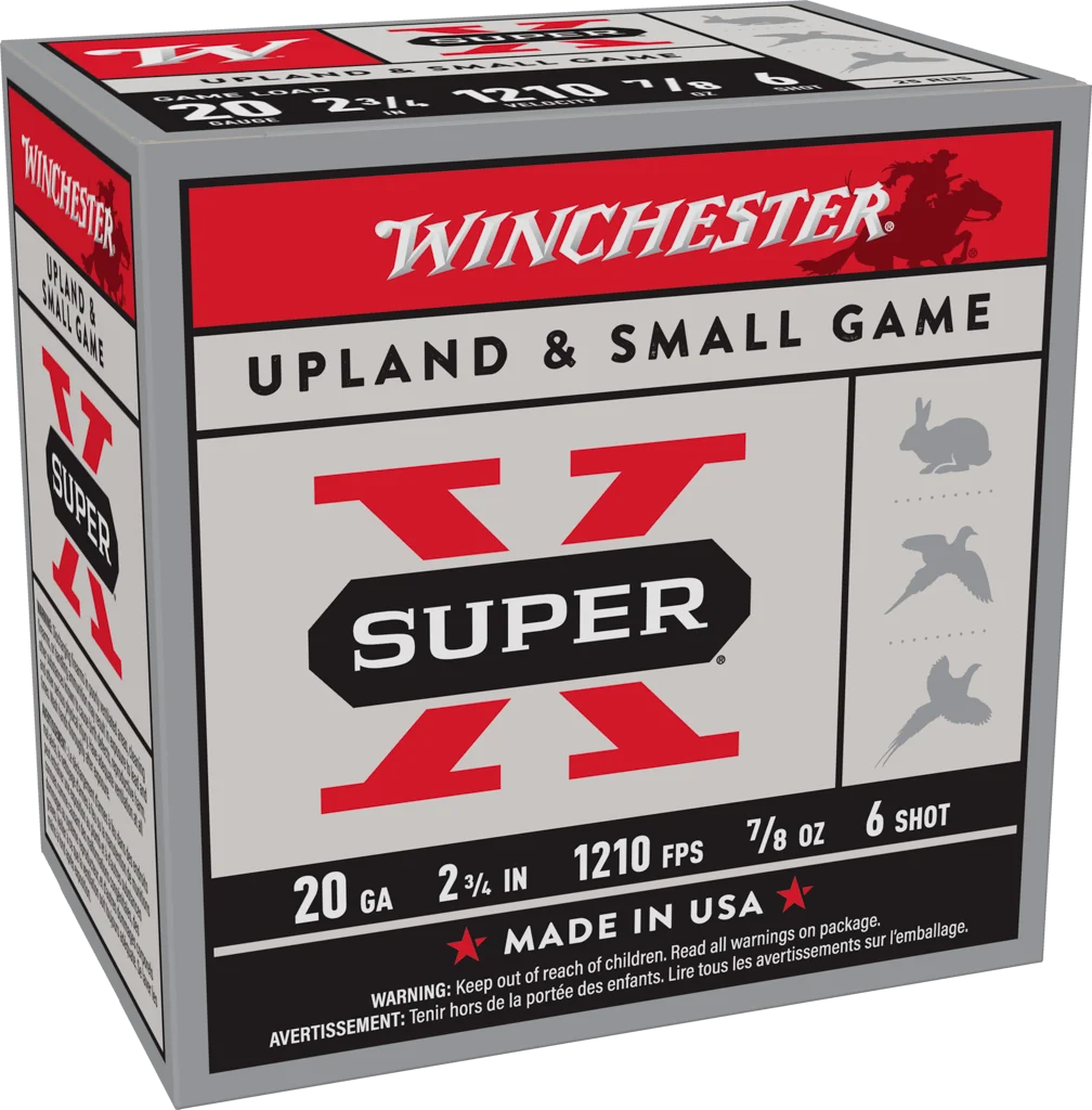 20GA 2-3/4″ #6 25RDS Super-x