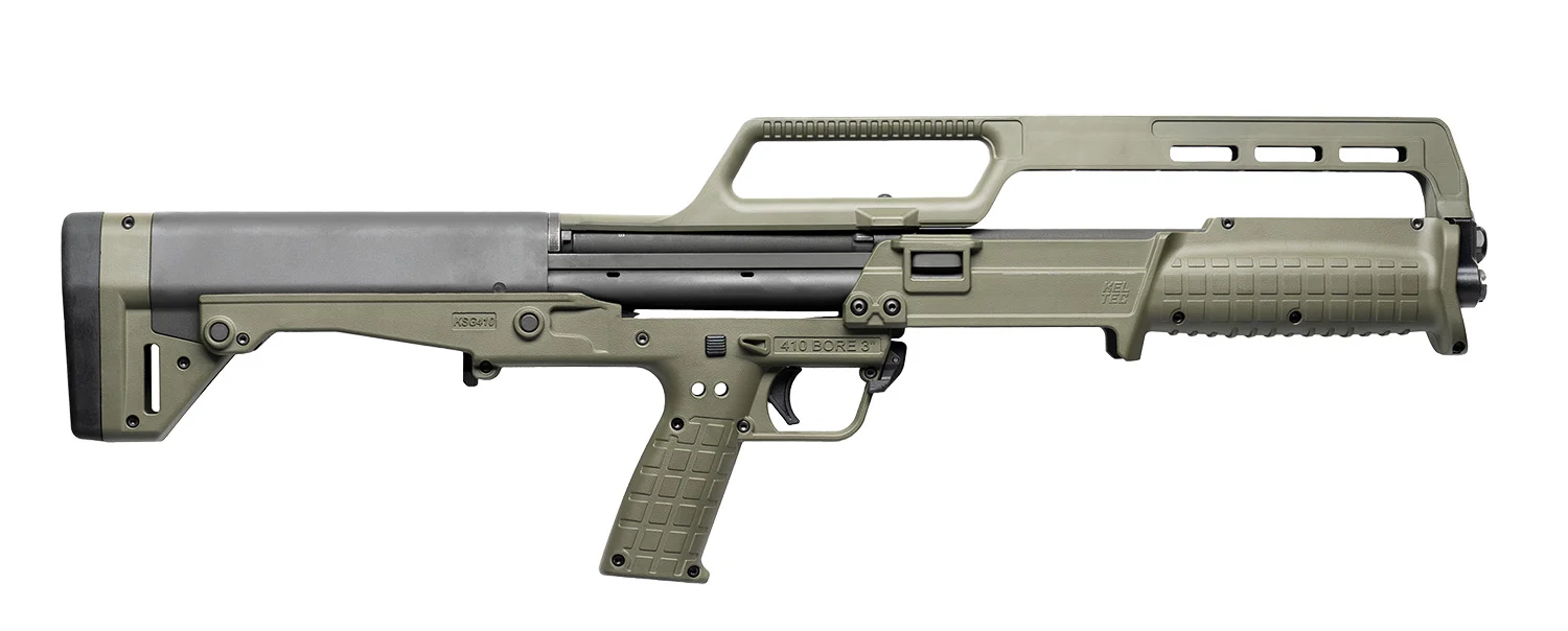 Kel‑Tec KSG410 .410 Bore 18.5 inch OD Green bullpup pump-action shotgun