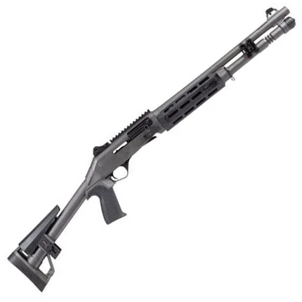 PANZER ARMS M4 SPEED PRO 12G 18.5" PORTED BBL, GREY, MLOK HG, 5RD