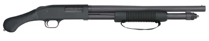 Mossberg 590 Shockwave 12 Gauge 18.5 inch barrel Raptor birdshead grip matte blued finish